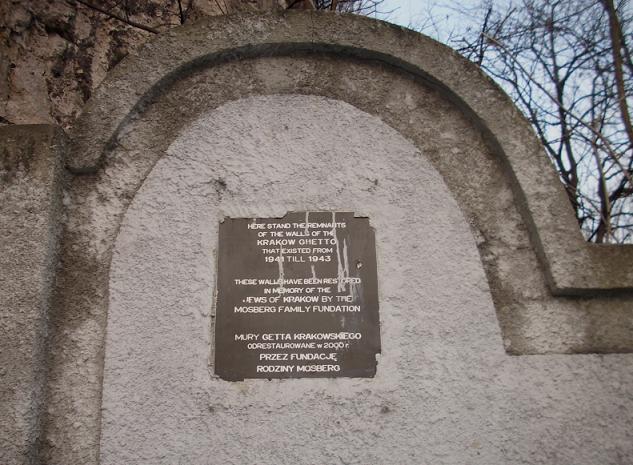 Mury Getta Krakowskiego - pod Benedyktem - fot. 9.JPG