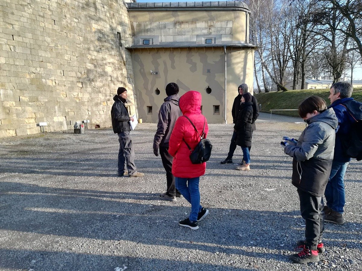 2020 01 25 Zwiedzanie fortu Węgrzce