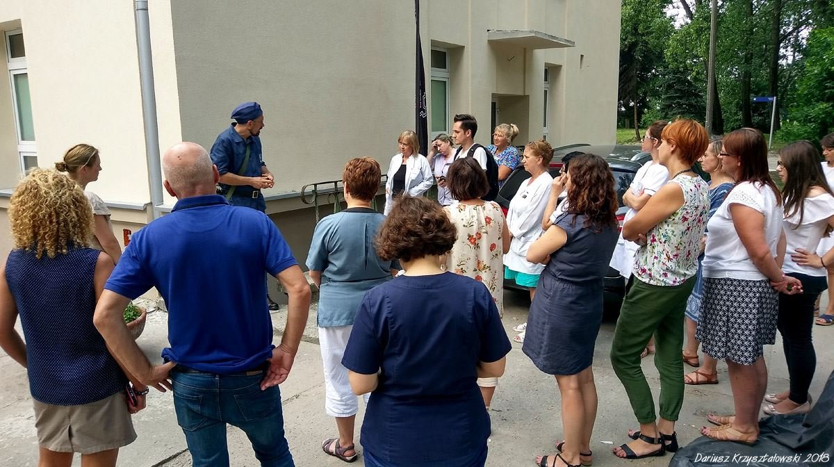 Otwarcie schronu pod Szpitalem im. S. Żeromskiego