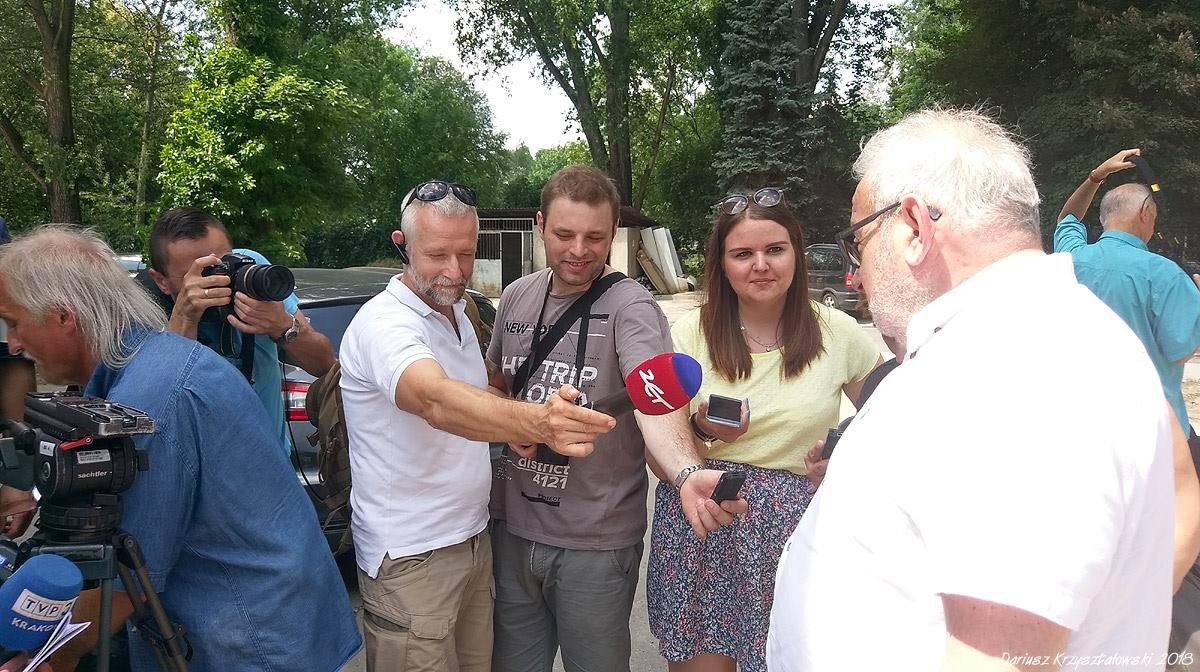 Otwarcie schronu pod Szpitalem im. S. Żeromskiego