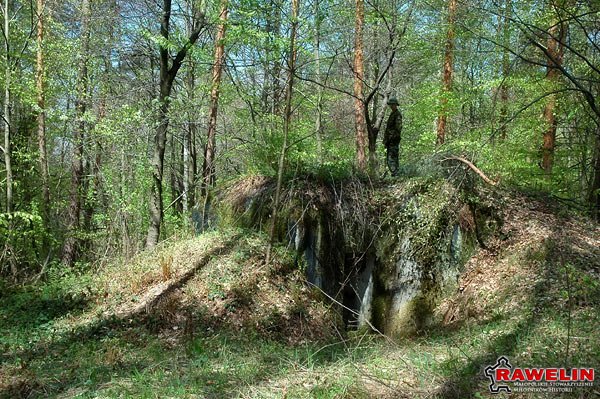 "Linia Mołotowa" - inwentaryzacja punktu oporu "Dziewięcierz".