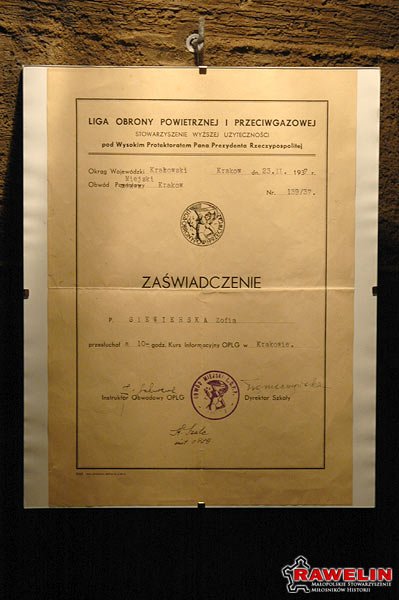 Dzień Otwartych Drzwi Muzeów Krakowskich 2008 „LS-Deckungsgraben No. 7