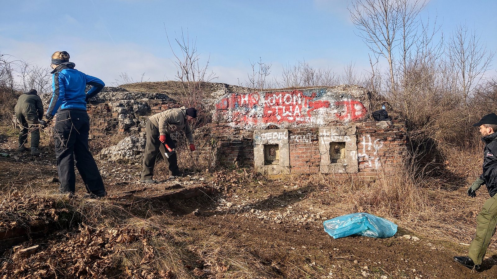 2020 02 15 Wiosenne porządki na forcie Bodzów