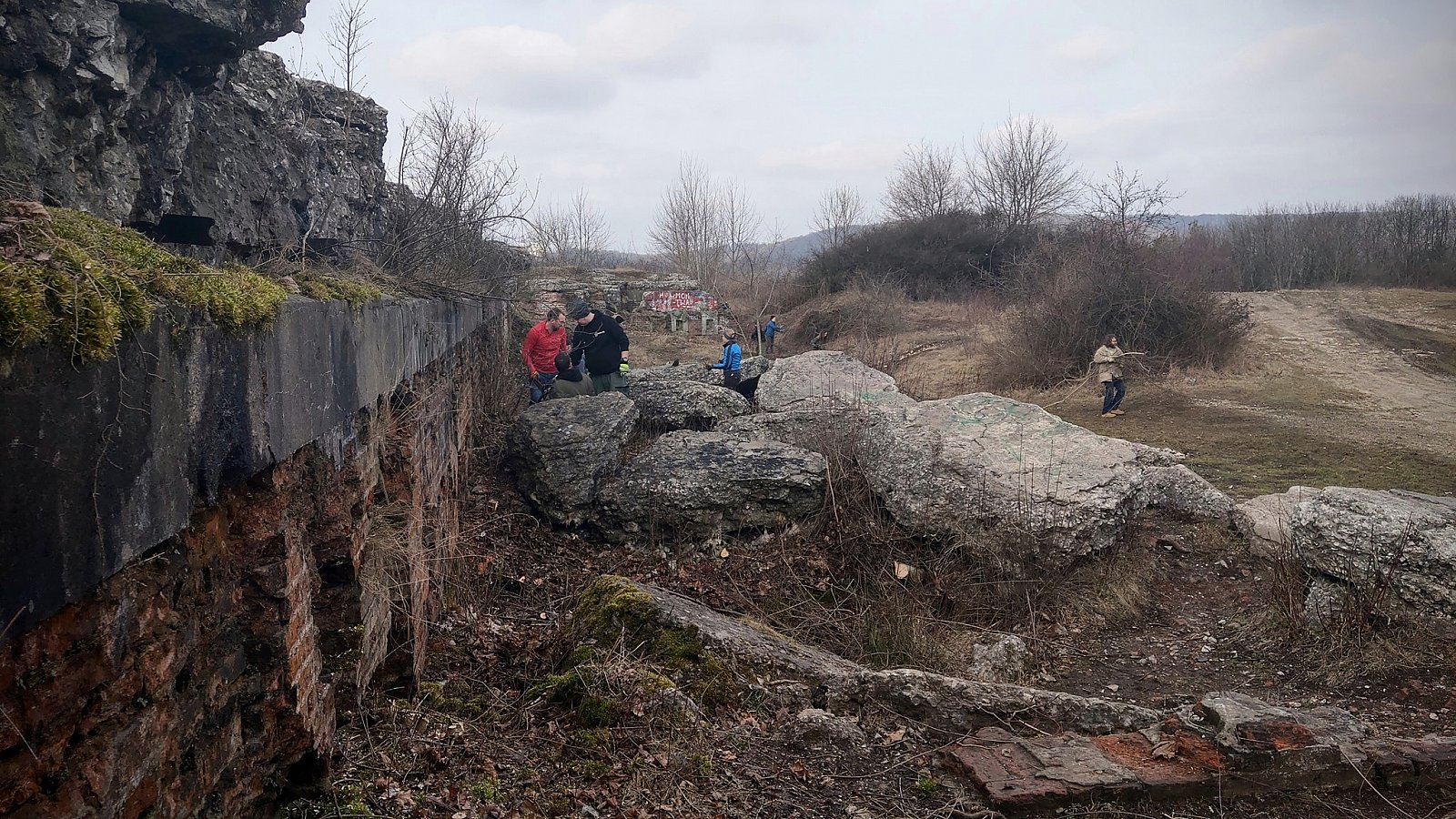 2020 02 15 Wiosenne porządki na forcie Bodzów