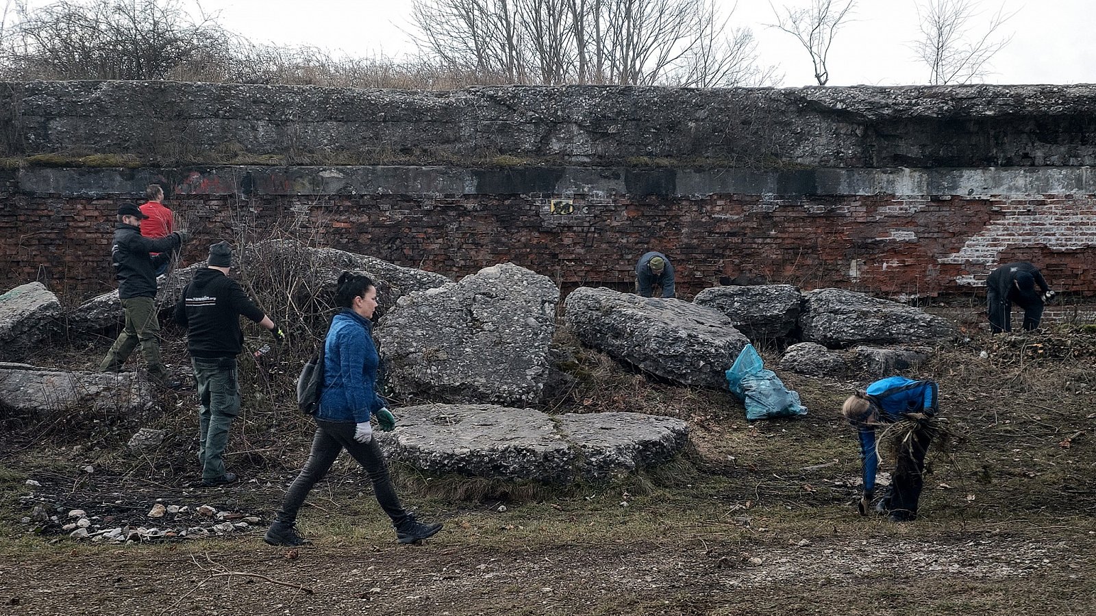 2020 02 15 Wiosenne porządki na forcie Bodzów