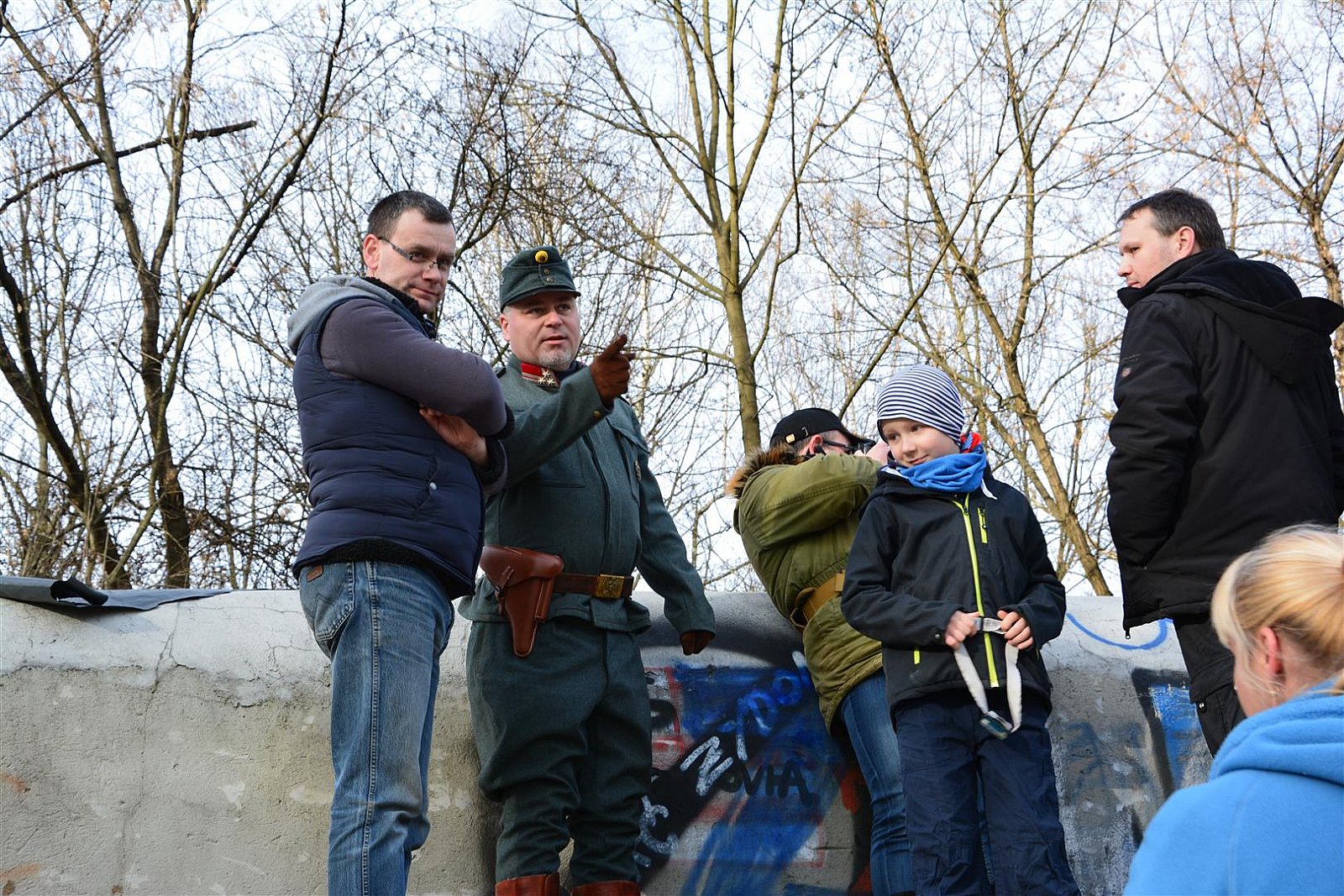 Zwiedzanie fortu Dłubnia.