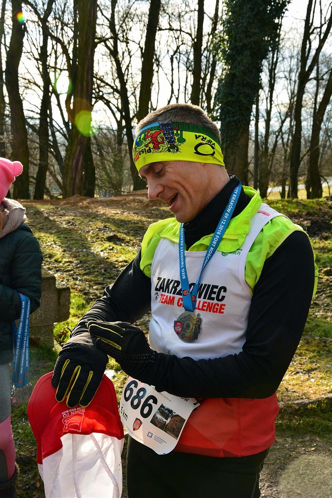 2018 12 09 Bieg Twierdzy Kraków - Fort Kościuszko