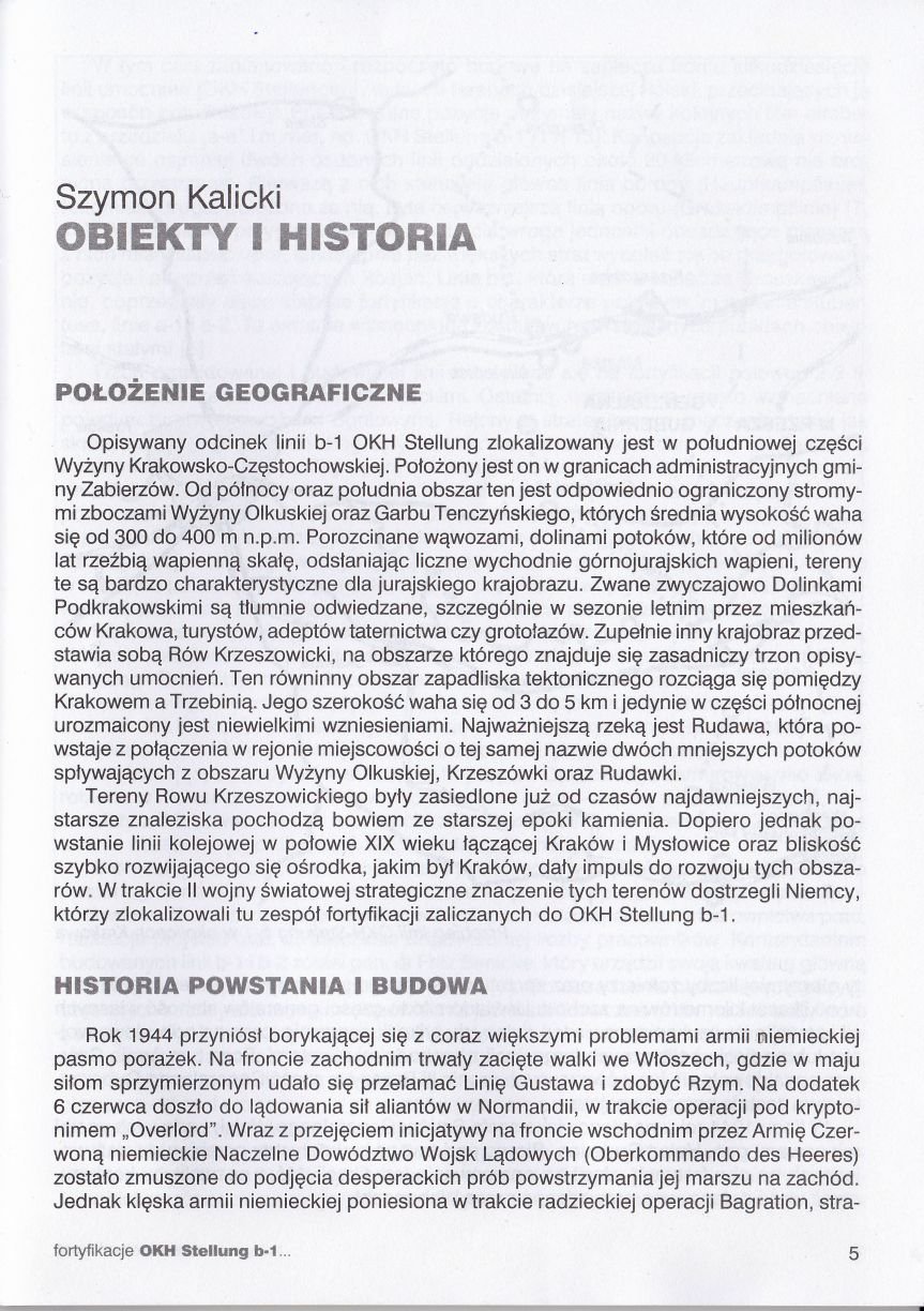 Przewodnik po fortyfikacjach OKH Stellung b-1 w okolicach Rudawy